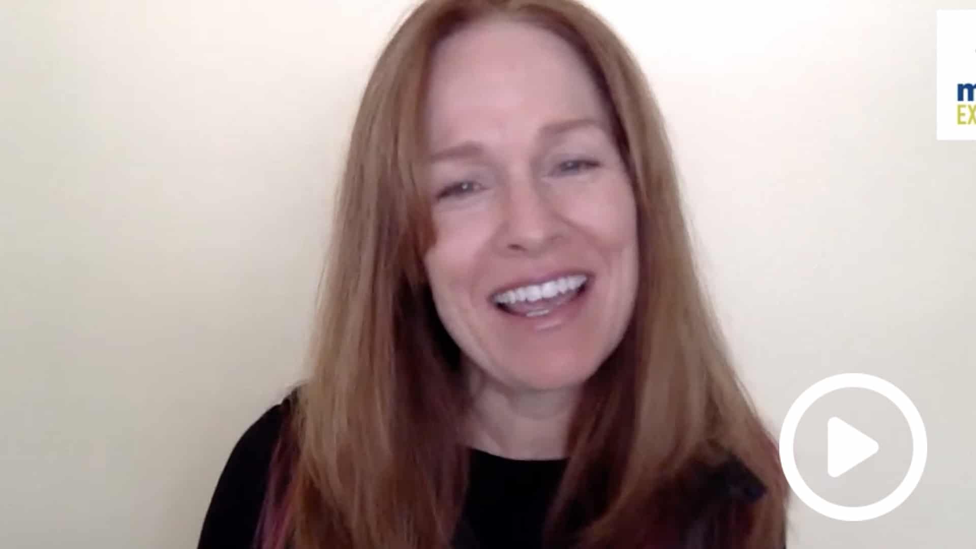 Screenshot of Maureen Berkner Boyt providing tips in a video about creating an inclusive Thanksgiiving