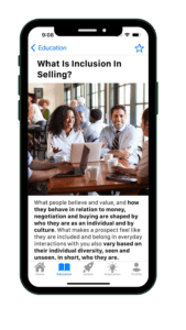 Inclusive Selling Phone Screen