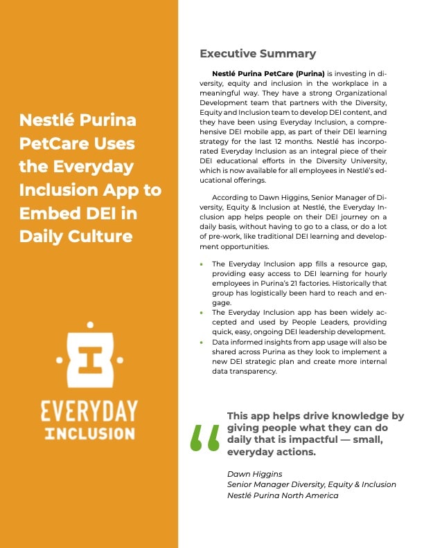 Nestlé Purina Petcare Everyday Inclusion Case Study thumbnail